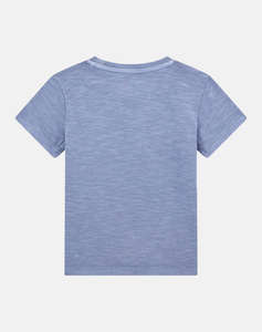 GUESS GARMENT DYE SS T-SHI - MID ORGANIC SLUB JERSEY 160 BLUZA DE COPII BOY