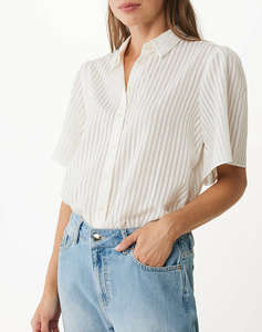 MEXX Short sleeve organza blouse