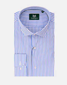 THE BOSTONIANS CAMASA ACORN POPLIN CUSTOM FIT Stripe POPLIN Semi-rex Custom FIT