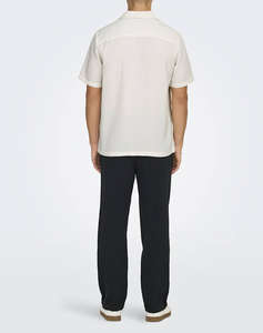 ONLY&SONS ONSBERTIL WAFFLE SS RESORT SHIRT