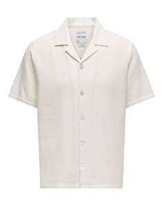 ONLY&SONS ONSBERTIL WAFFLE SS RESORT SHIRT
