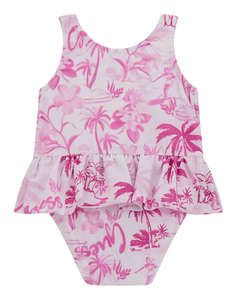 GUESS ONE PIECE SWIMSUIT - NYLON ALISA MICROFIBER COSTUM DE BAIE COPII GIRL