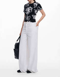 DESIGUAL D1 TS_COLORADO BLUZA DE DAMA