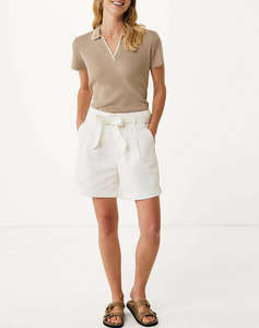 MEXX Offwhite paperbag shorts