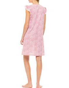 PINK LABEL NIGHTGOWN LEOPARD ROSE
