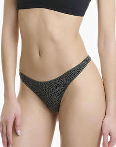 WALK DE DAMA THONG BAMBOO CU DESIGN CROCO 2BUC