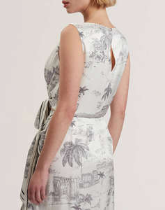 TED BAKER IDROA Knot Detail Sleeveless Top