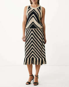 MEXX Geo flat knit skirt