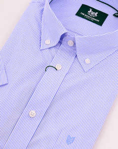 THE BOSTONIANS CAMASA ACORN POPLIN REGULAR FIT Stripe POPLIN Button-down Regular Fit