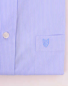THE BOSTONIANS CAMASA ACORN POPLIN REGULAR FIT Stripe POPLIN Button-down Regular Fit