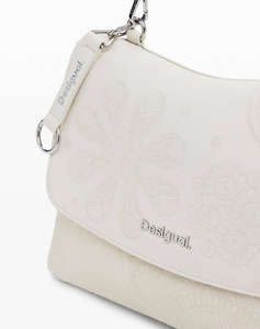 DESIGUAL D3 BAG_DEJAVU POSADAS ECRU GEANTA DE DAMA (Dimensiuni: 32 x 23 x 12cm.)