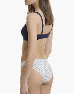 WALK DE DAMA SLIP BAMBOO CU DESIGN FLORAL 2BUC