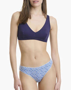 WALK DE DAMA SLIP BAMBOO CU DESIGN FLORAL 2BUC