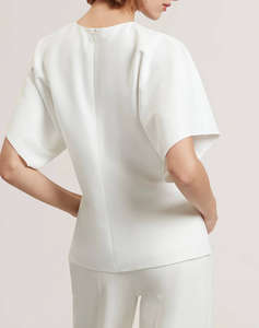 TED BAKER LAHNAA Slouch Sleeve Waisted Top