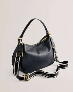 TED BAKER ESIAH Webbing Slouchy Leather Hobo Bag (Dimensiuni: 32 x 26cm.)