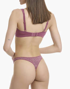 WALK DE DAMA THONG BAMBOO CU DESIGN FIGS 2BUC