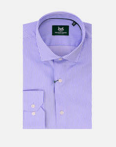THE BOSTONIANS CAMASA ACORN POPLIN CUSTOM FIT Stripe POPLIN Semi-rex Custom FIT
