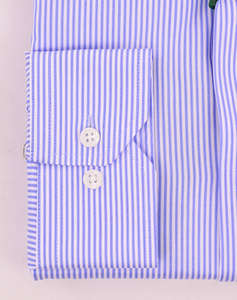 THE BOSTONIANS CAMASA ACORN POPLIN CUSTOM FIT Stripe POPLIN Semi-rex Custom FIT