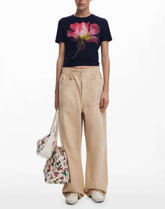 DESIGUAL D2 TS_PLATA BLUZA DE DAMA