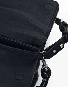 DESIGUAL D2 MONE_HALF PHONE BLACK PORTOFEL DE DAMA (Dimensiuni: 12 x 17.5 x 5cm.)