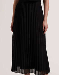 TED BAKER LARNAHH 1 Pleated Cami Dress with Knitted Tank