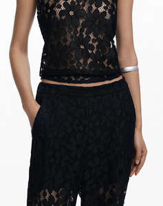 DESIGUAL D2 PANT_LACELONG PANTALONI DE DAMA