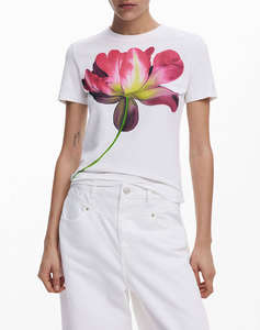 DESIGUAL D2 TS_PLATA BLUZA DE DAMA