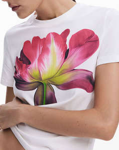DESIGUAL D2 TS_PLATA BLUZA DE DAMA