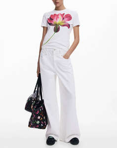DESIGUAL D2 TS_PLATA BLUZA DE DAMA