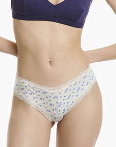 WALK DE DAMA BRAZILIAN DANTELA/BAMBOO CU DESIGN FLORAL 2BUC