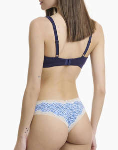 WALK DE DAMA BRAZILIAN DANTELA/BAMBOO CU DESIGN FLORAL 2BUC