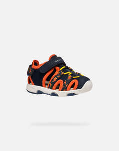 GEOX B S.MULTY B. B - MESH+PRIN.DBK