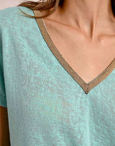 MOLLY BRACKEN LADIES KNITTED TEE