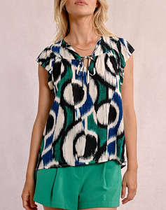 MOLLY BRACKEN LADIES WOVEN TOP