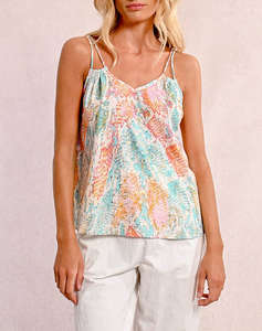MOLLY BRACKEN LADIES WOVEN CAMISOLE