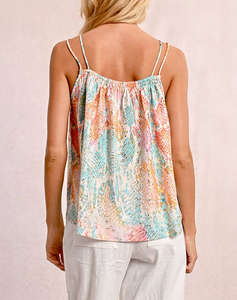MOLLY BRACKEN LADIES WOVEN CAMISOLE