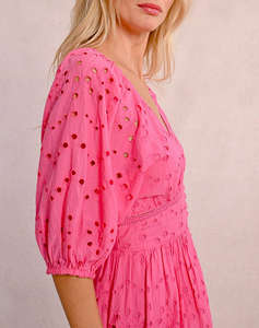MOLLY BRACKEN LADIES WOVEN DRESS