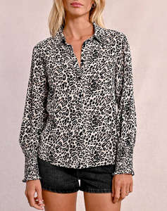 MOLLY BRACKEN LADIES WOVEN SHIRT