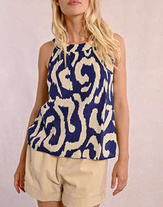 MOLLY BRACKEN LADIES WOVEN TOP
