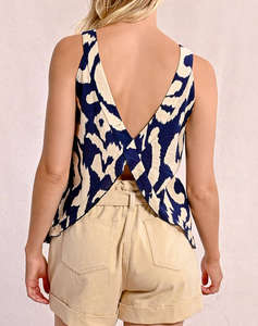 MOLLY BRACKEN LADIES WOVEN TOP