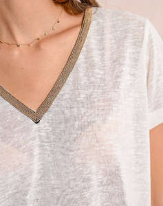 MOLLY BRACKEN LADIES KNITTED TEE