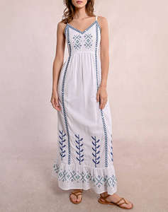 MOLLY BRACKEN LADIES WOVEN DRESS