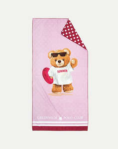 DAS 4039 PROSOP DE PLAJA GREENWICH POLO CLUB JUNIOR (Dimensiuni: 70 x 140cm.)