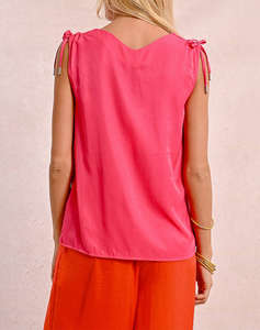 MOLLY BRACKEN LADIES WOVEN TOP