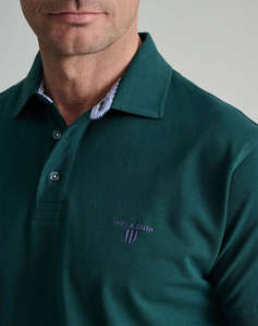 NAVY&GREEN BLUZA POLO