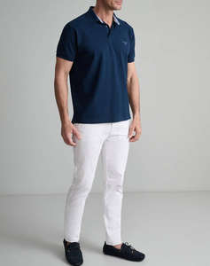 NAVY&GREEN BLUZA POLO