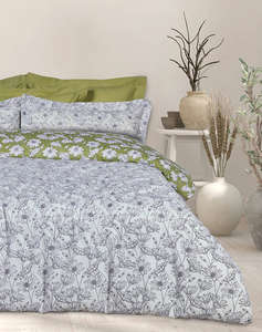 DAS 9670 SET CEARSAFURI SUPER DUBLE HAPPY (Dimensiuni: 2x 240 x260 & 2x 50x70+5cm)