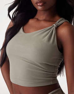 GUESS AIMEE SS JEWEL DRAP TOP DE DAMA TRICOTAT