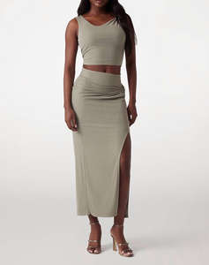 GUESS AIMEE SS JEWEL DRAP TOP DE DAMA TRICOTAT