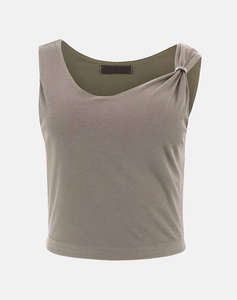 GUESS AIMEE SS JEWEL DRAP TOP DE DAMA TRICOTAT